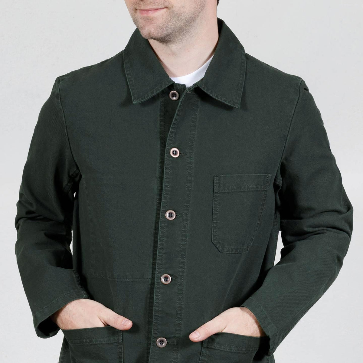 Workwear Jacket | organic twill 1G50/5C | dark khaki