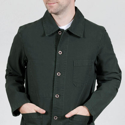 Workwear Jacket | organic twill 1G50/5C | dark khaki