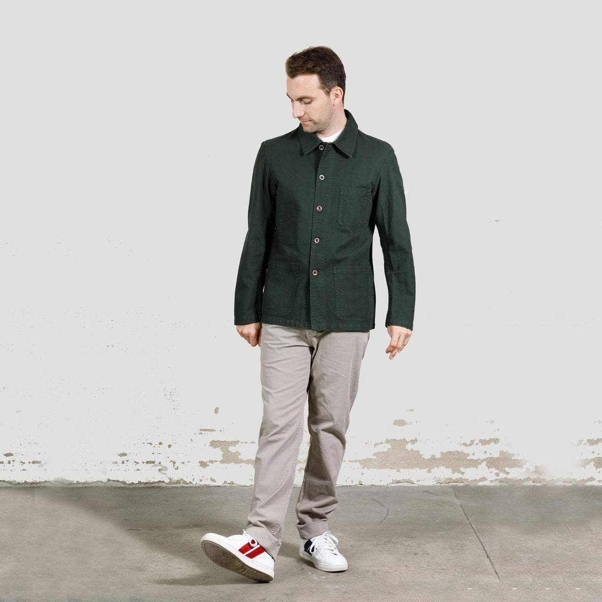 Workwear Jacket | organic twill 1G50/5C | dark khaki