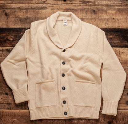 Cardigan Shawl Collar | Ecru