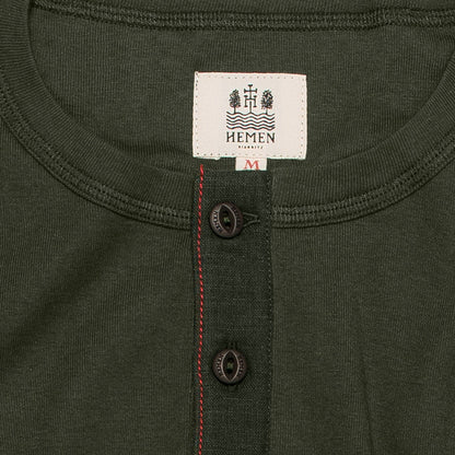 Henley | dark forest green