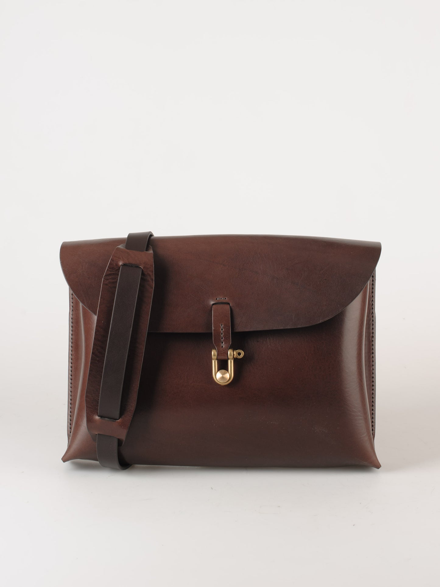 Messenger taske stor | brun