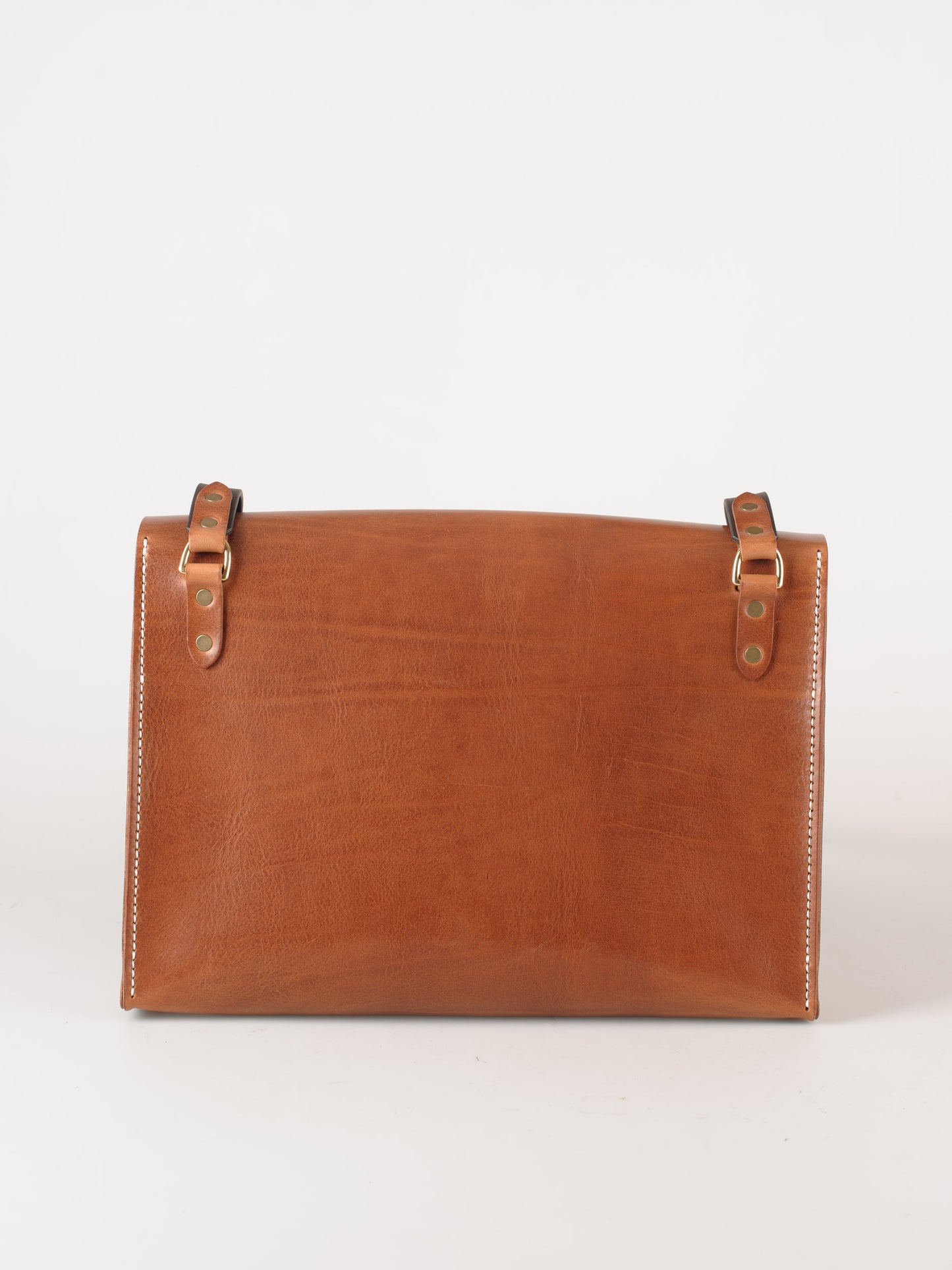 Messenger taske stor | cognac