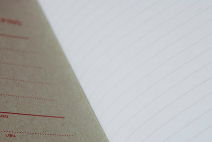 NOTEBOOK N°1  | linjeret papir