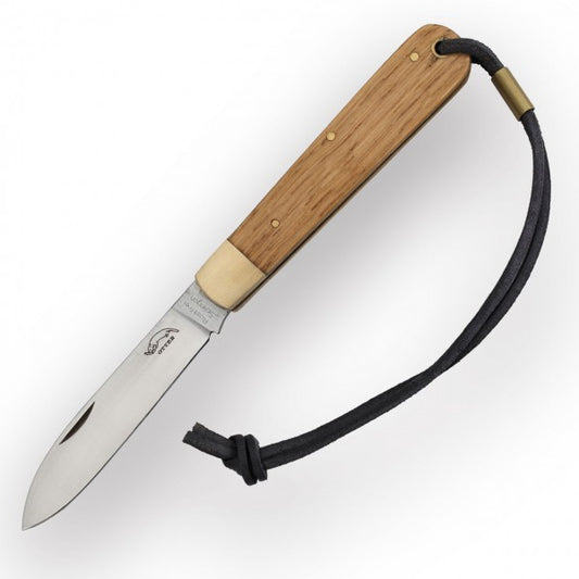 Klassisk Lommekniv med læderstrop