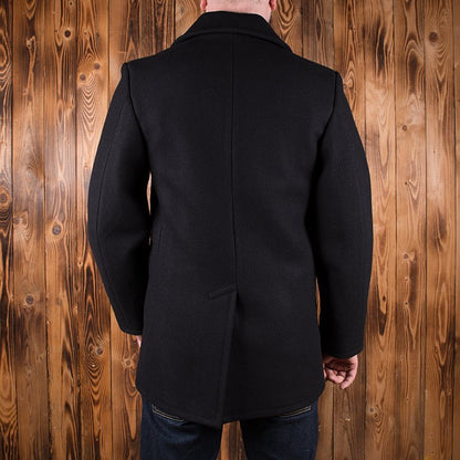 1938 Pea Coat Black Wool