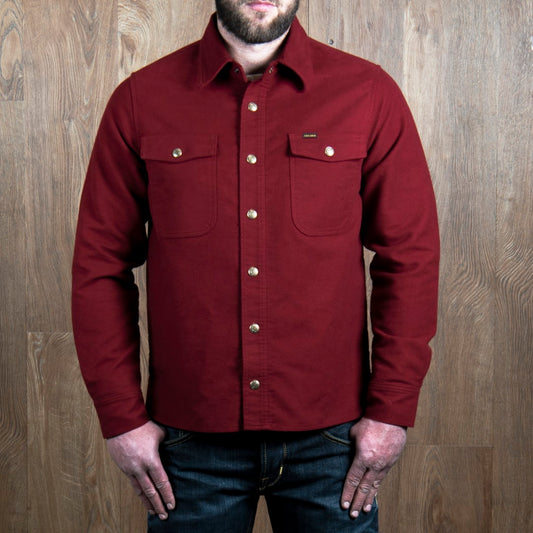 1943 CPO Shirt Moleskin Dark Red