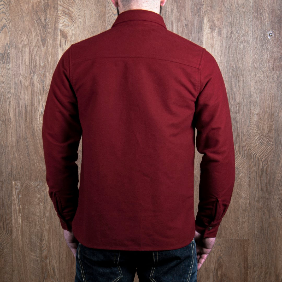 1943 CPO Shirt Moleskin Dark Red