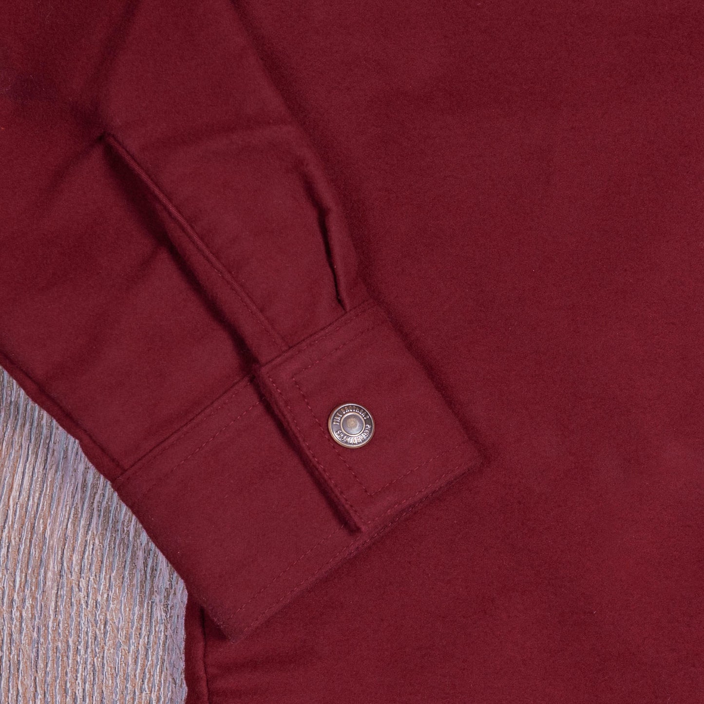 1943 CPO Shirt Moleskin Dark Red