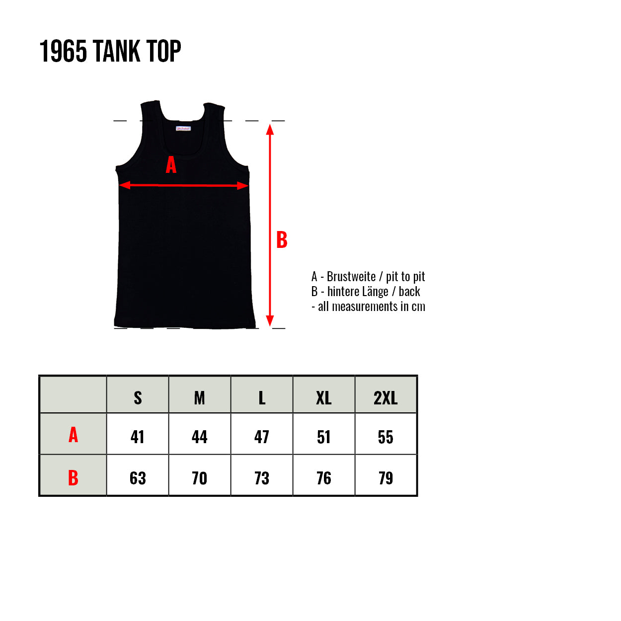 1965 Tank Top Set White