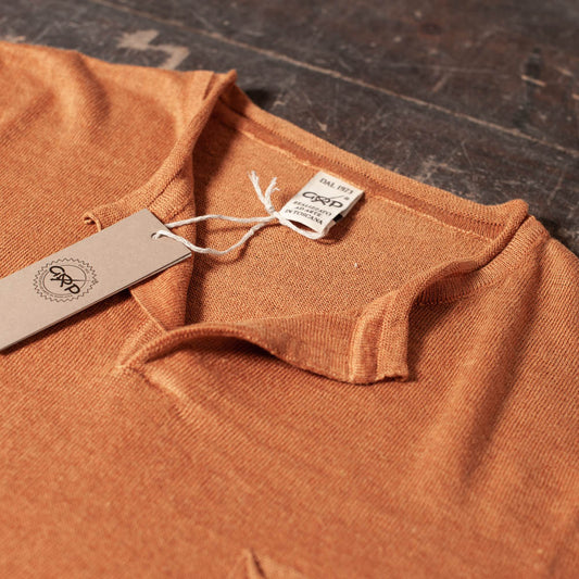 Henley Short Sleeve | orange