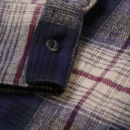 1937 Roamer Shirt Blue/Beige Flannel