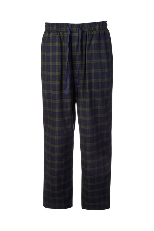 Pyjamasbukser Flannel Grøn/Tern LV6